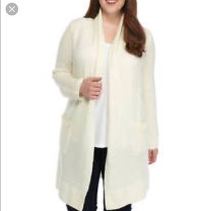 Michael Kors long open front cardigan